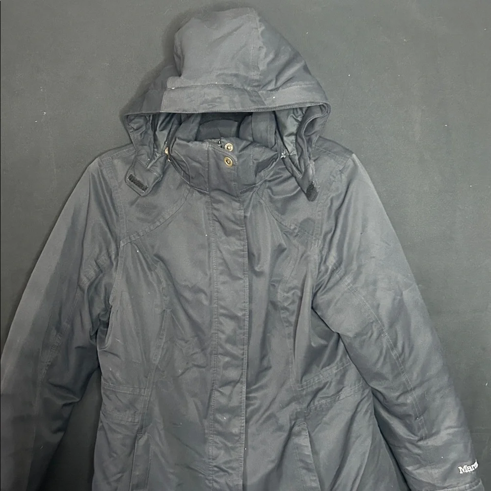 Marmot Women's Down Black Hooded Coat